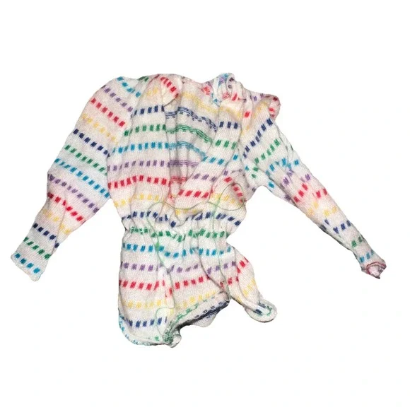 Vintage Barbie Best Buy‎ Sears Exclusive knit Square Dotted Top - Picture 2 of 2